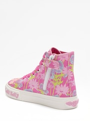 Lelli Kelly Pink Eloise High Top Trainers - Image 4 of 6