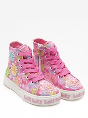Lelli Kelly Pink Eloise High Top Trainers - Image 6 of 6