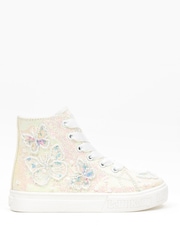 Lelli Kelly Gold Emerald High Top Trainers - Image 1 of 1