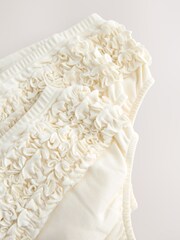 Cream Frill Baby Jersey Knickers 3 Pack (0mths-2yrs) - Image 6 of 7