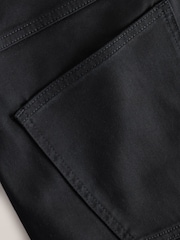 黑色 - 舒適伸縮 5 口袋卡其短褲 - 圖片 9，共 10