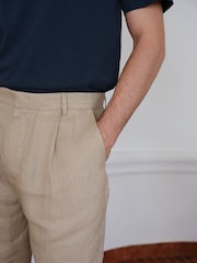 Nøytral - 100% Linen Chino Shorts - Bilde 5 av 9