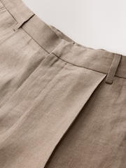 Nøytral - 100% Linen Chino Shorts - Bilde 7 av 9