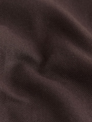 Brown Belted Cotton Linen Blend Shorts - Image 11 of 11