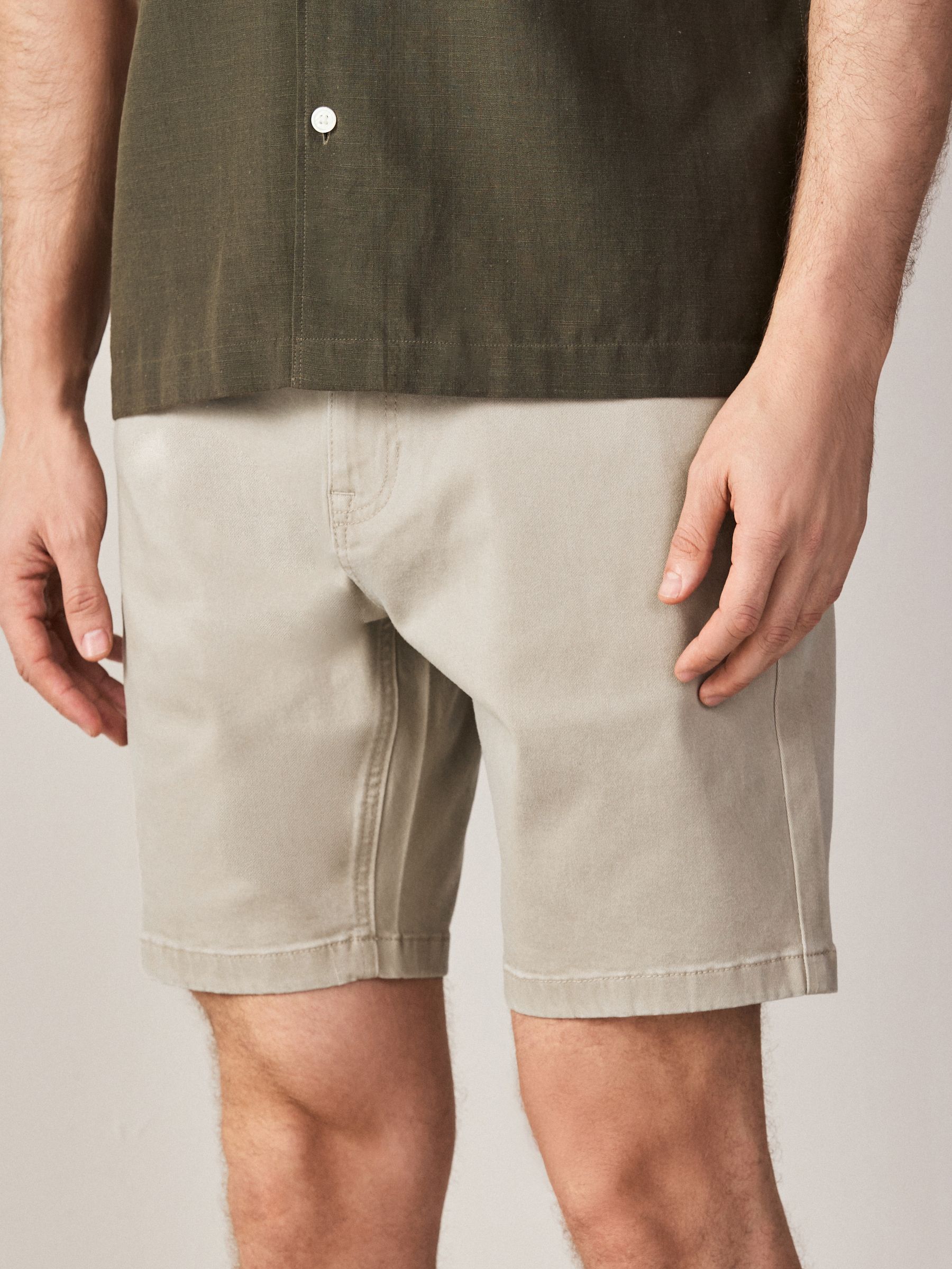 Buy Sand Comfort Stretch 5 Pocket Chino Shorts from Next USA