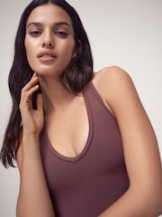 OSIA Brown V-Neck Vest - Image 4 of 5