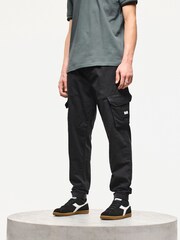 Weekend Offender Pianemo Cotton Ripstop Black Joggers - Image 2 of 7