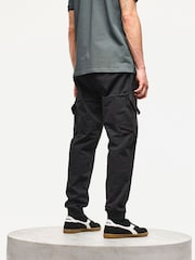 Weekend Offender Pianemo Cotton Ripstop Black Joggers - Image 3 of 7
