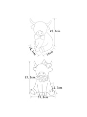 Set of 2 Pink Hamish Outdoor Solar Lights - Image 5 of 5