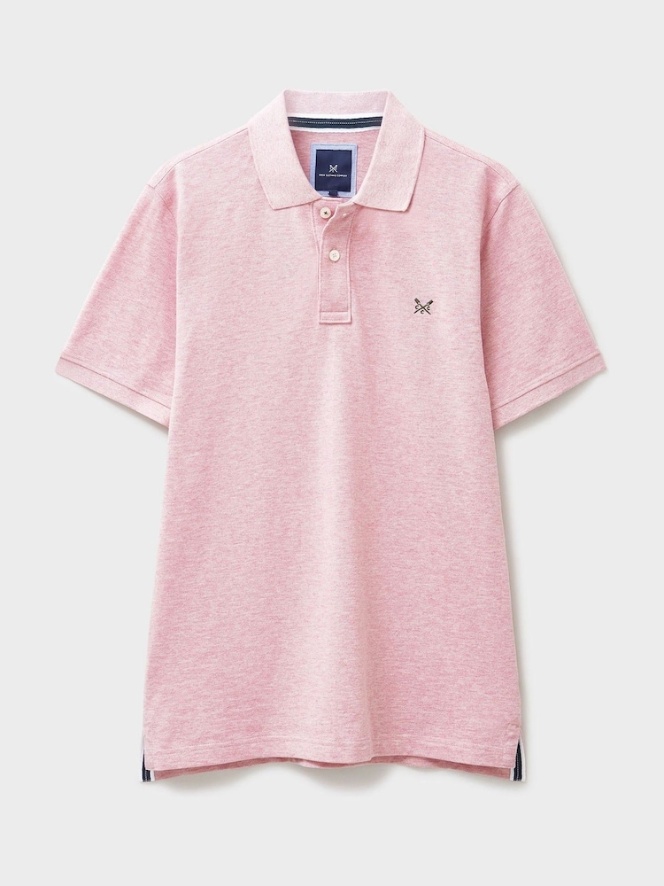 Crew Clothing Company Pink Classic Pique Polo Shirt - Image 5 of 5