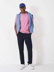 Crew Clothing Company Pink Classic Crew Neck T-Shirt - Image 3 of 5