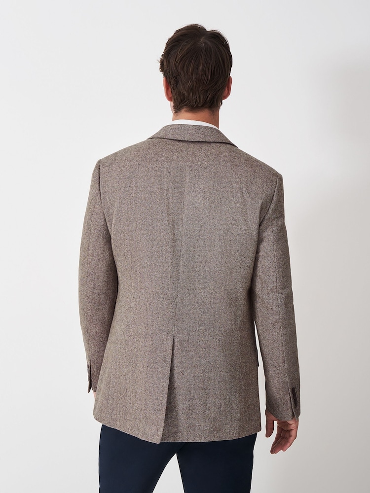 Crew Clothing Wool-Blend Tweed Blazer - صورة 2 من 5