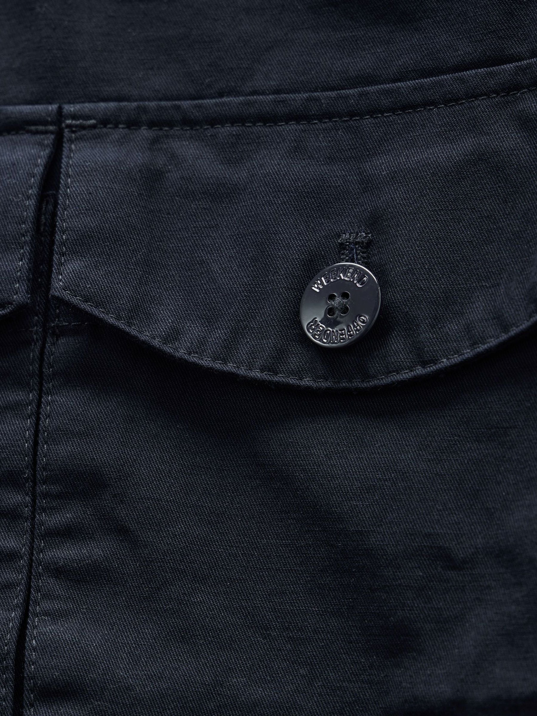 Buy Weekend Offender Blue Kovags Cotton 3 Pocket Overtop from Next USA