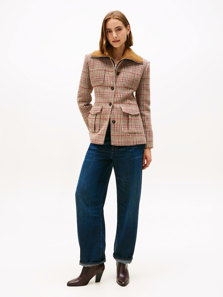 Tommy Hilfiger Blue Mid Rise Relaxed Barrel Leg Jeans - Image 2 of 5 Tommy Hilfiger Blue Mid Rise Relaxed Barrel Leg Jeans - Image 2 of 5
