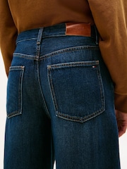 Tommy Hilfiger Blue Mid Rise Relaxed Barrel Leg Jeans - Image 4 of 5