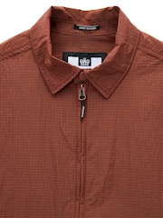 Weekend Offender Red Vinnie Classic Pocket Overshirt - Image 5 of 6