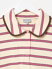 Oliver Bonas Blue Striped Long Sleeve Rugby Top - Image 3 of 5