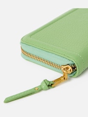 Oliver Bonas Green Zip Around Purse - Image 5 of 6