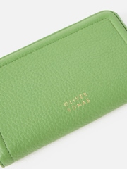 Oliver Bonas Green Zip Around Purse - Image 6 of 6