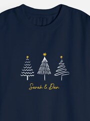 Personalised Unisex Christmas Tree Sweatshirt by Stitch Style - Image 3 of 4