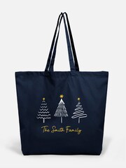 Personalised Christmas Tote Bag by Stitch Style - Image 1 of 3