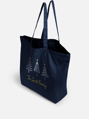 Personalised Christmas Tote Bag by Stitch Style - Image 2 of 3