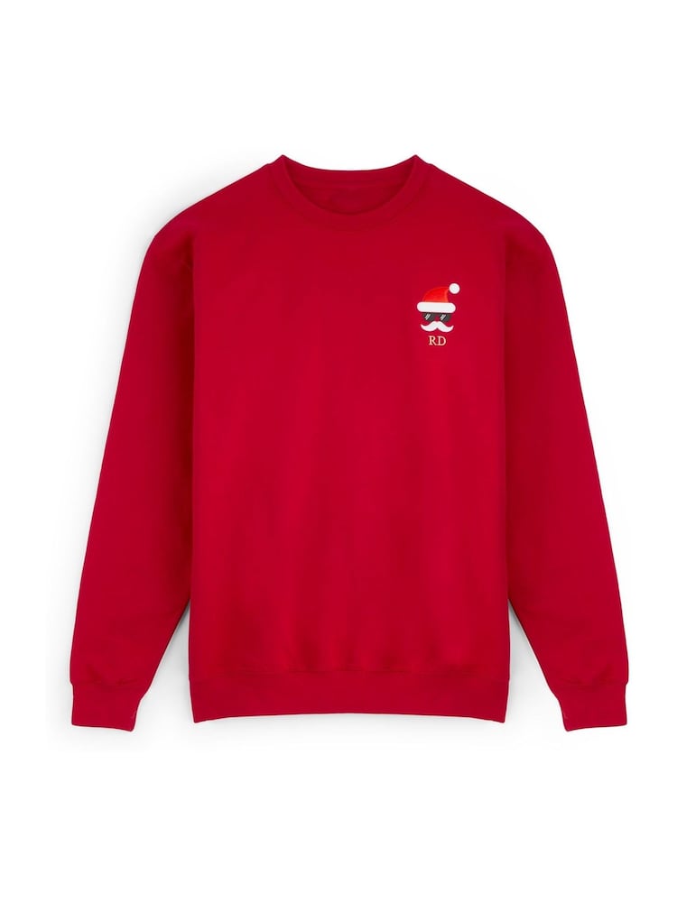 Personalised Unisex Christmas Sweatshirt by Stitch Style - Image 1 of 3 Personalised Unisex Christmas Sweatshirt by Stitch Style - Image 1 of 3