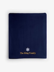 Personalised Christmas Fleece Blanket by Stitch Style - Image 1 of 4