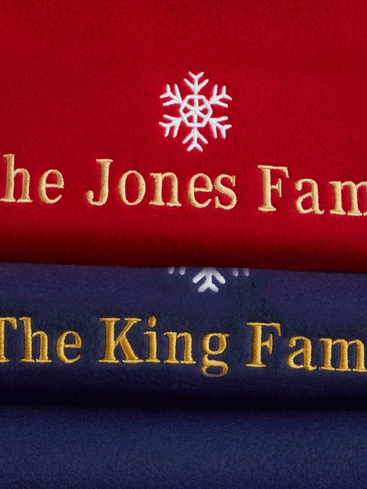 Personalised Christmas Fleece Blanket by Stitch Style - Image 4 of 4 Personalised Christmas Fleece Blanket by Stitch Style - Image 4 of 4