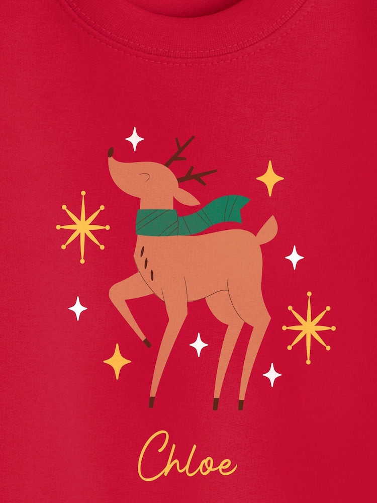 Personalised Kids Christmas Jumper by Stitchstyle - Image 4 of 4 Personalised Kids Christmas Jumper by Stitchstyle - Image 4 of 4