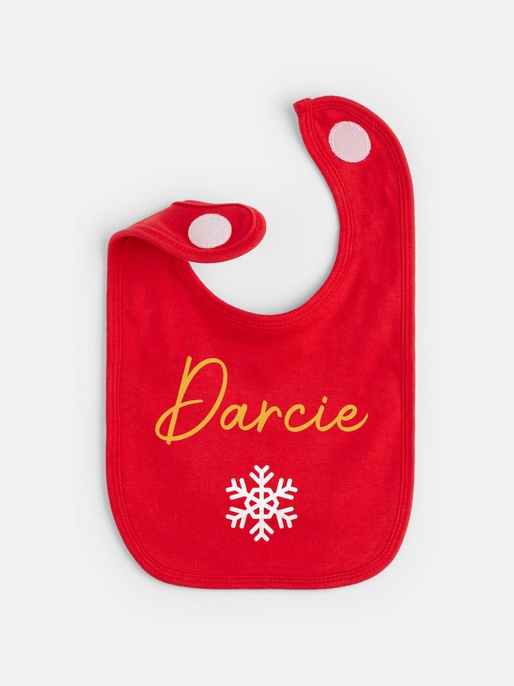 Personalised Christmas Bibs by Stitch Style - Image 2 of 4 Personalised Christmas Bibs by Stitch Style - Image 2 of 4