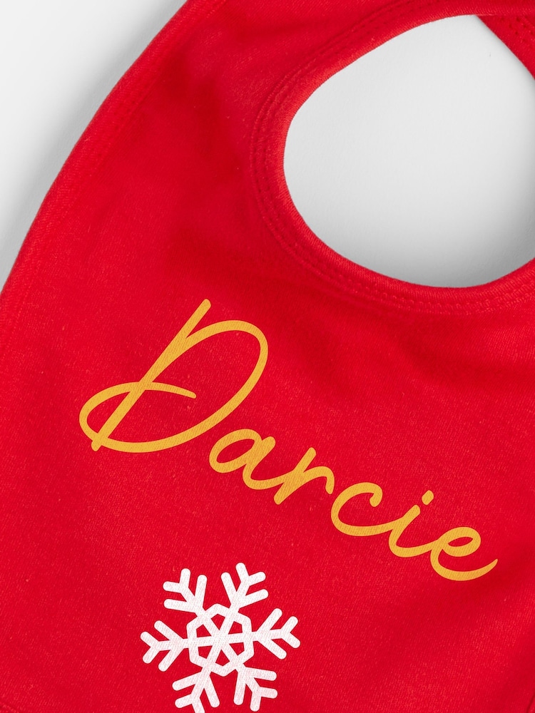 Personalised Christmas Bibs by Stitch Style - Image 4 of 4 Personalised Christmas Bibs by Stitch Style - Image 4 of 4
