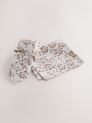 Neutral Tie and Pocket Square Set - Image 1 of 4