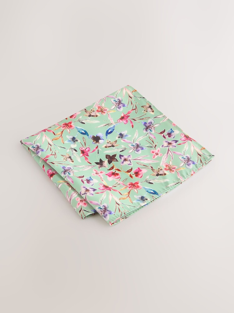 Sage Tie and Pocket Square Set - Image 4 of 4