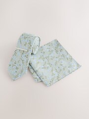 Light Green Tie and Pocket Square Set - Image 1 of 4