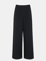 Whistles Black Ponte Wide Leg Trousers - Image 5 of 5