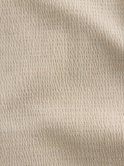 Stone Relaxed Fit Seersucker Texture Suit Trousers - Image 10 of 10