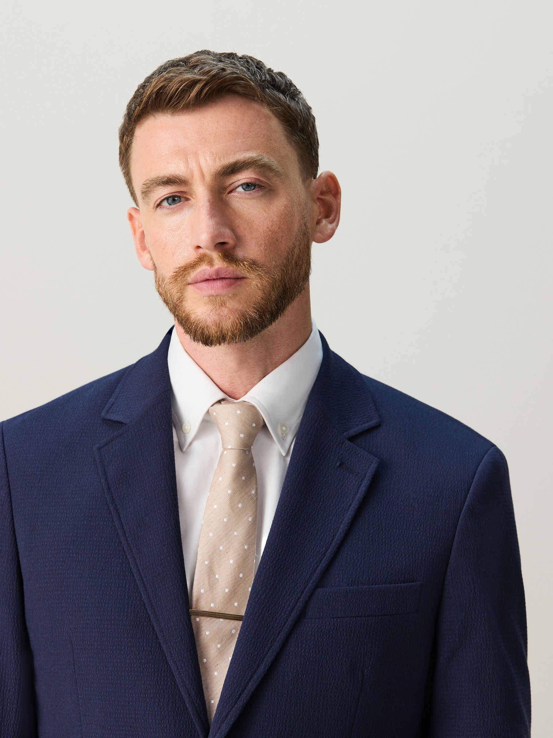 Buy Navy Relaxed Fit Seersucker Texture Suit Jacket from Next USA