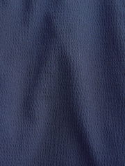 Navy Relaxed Fit Seersucker Texture Suit Trousers - Image 7 of 9