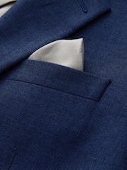 أزرق داكن - سترة بدلة من مزيج الكتان بنسيج محكم من N. Premium - صورة 12 من 13