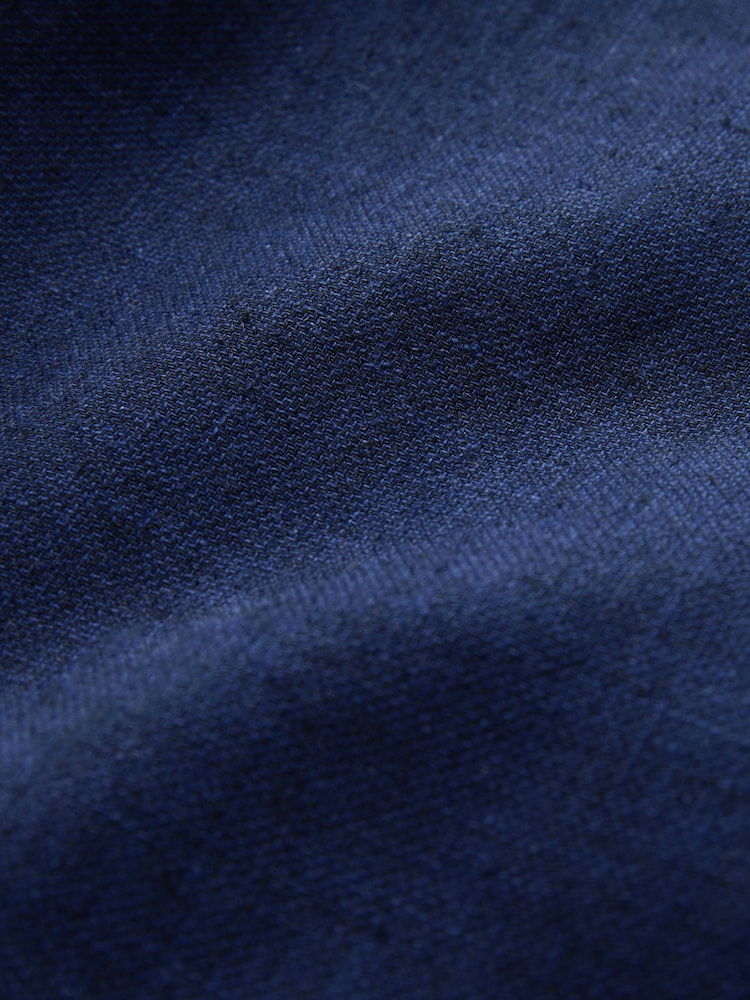 أزرق داكن - سترة بدلة من مزيج الكتان بنسيج محكم من N. Premium - صورة 13 من 13