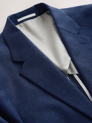 أزرق داكن - سترة بدلة من مزيج الكتان بنسيج محكم من N. Premium - صورة 9 من 13