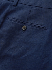 Аскер-деңиз флоту - N.Premium Linen Blend Texture Suit Trousers - 10ичинен 9 сүрөт