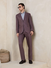 Violeta violeta - N.Premium Tailored Fit 100% Linen Suit Jacket - Attēls 2 no 8