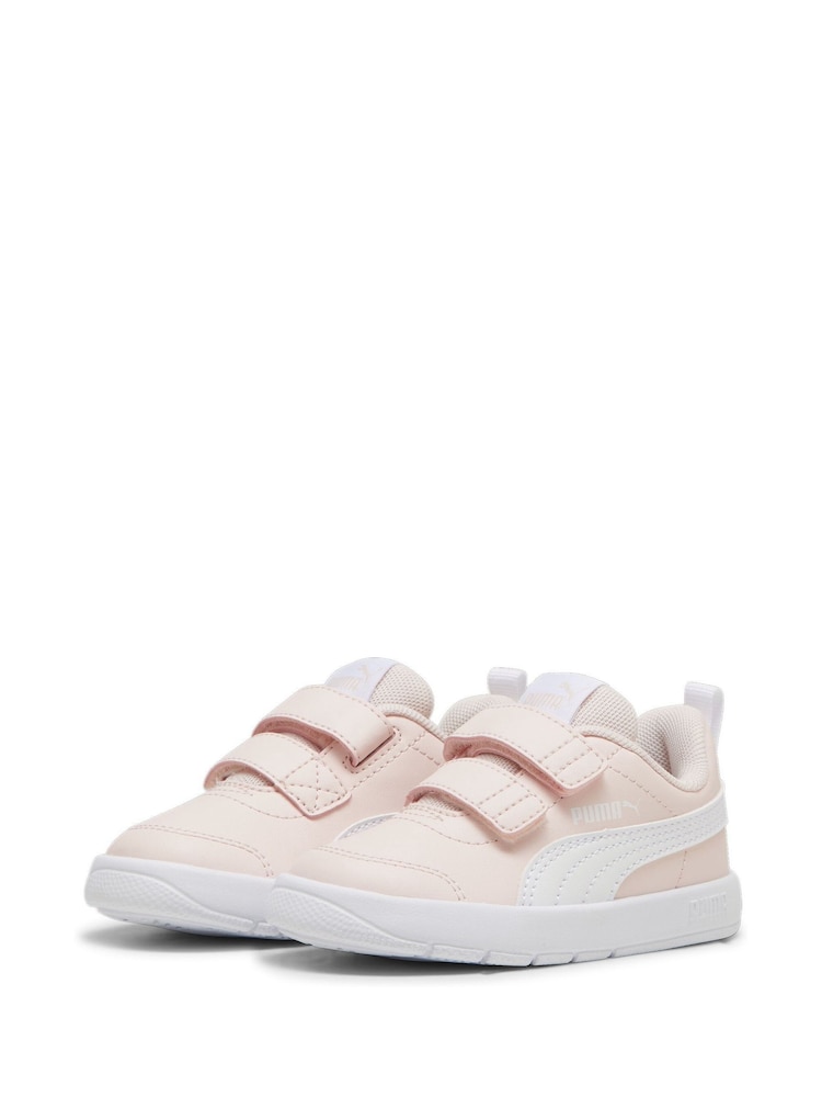 Puma Pink Courtflex V3 Baby Unisex Sneakers - Image 1 of 6