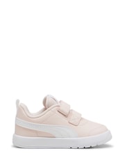 Puma Pink Courtflex V3 Baby Unisex Sneakers - Image 4 of 6