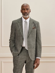 Green N. Premium Tailored Fit Wool Blend Textured Suit Jacket - Image 1 of 11