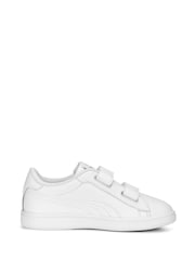Puma White Smash 3.0 Leather Sneakers - Image 1 of 6