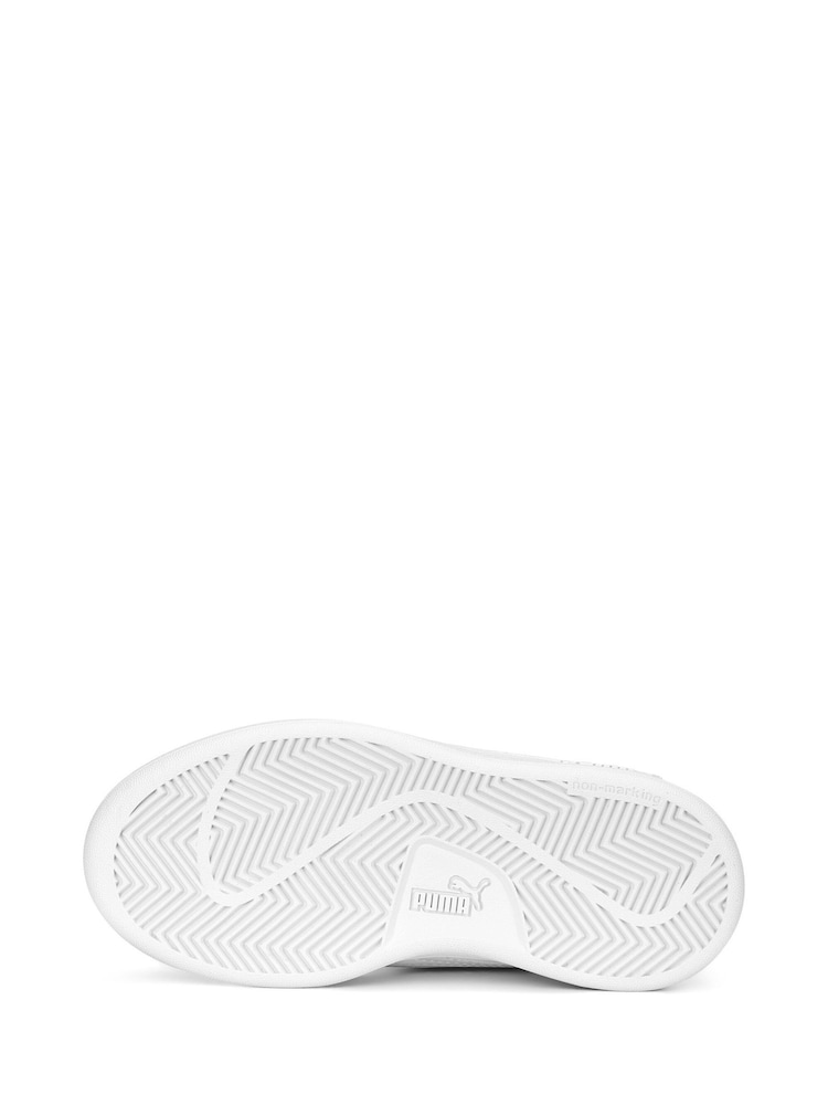 Puma White Smash 3.0 Leather Sneakers - Image 6 of 6