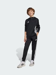 adidas Black Tiro 25 Essentials Sweat Tracksuit Bottoms - Image 1 of 4